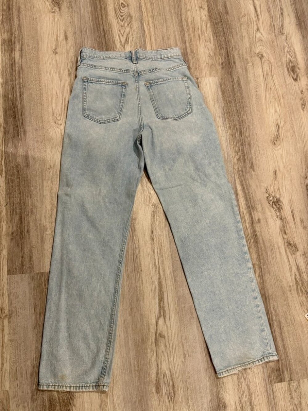 Gap Teen Sky High Loose Fit Jeans Size 14 Light Wash High Rise Relaxed Denim